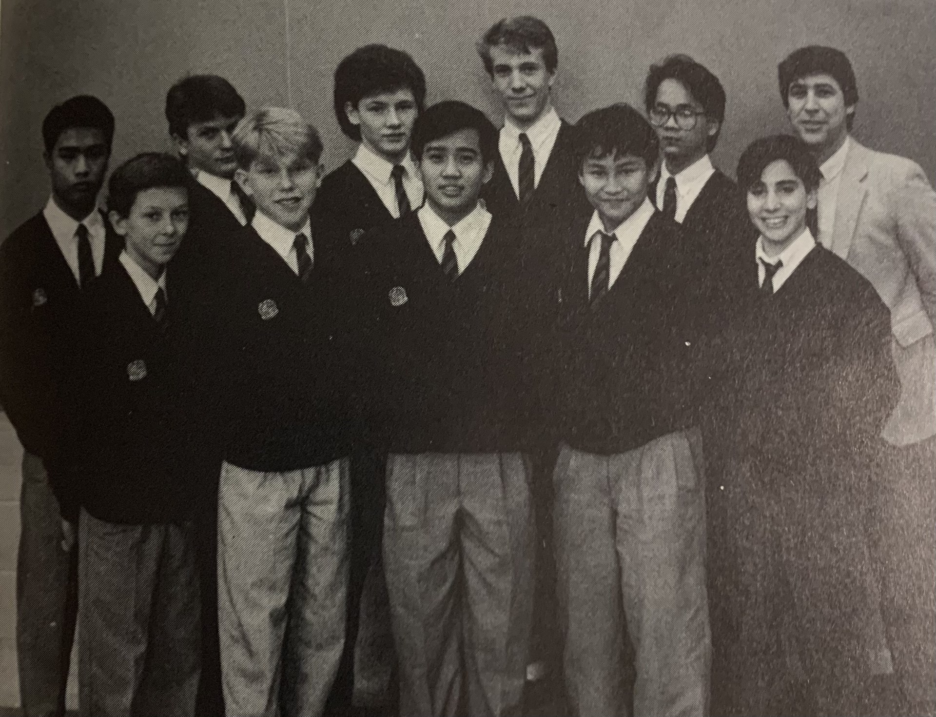 Junior Boys Volleyball Team 1987